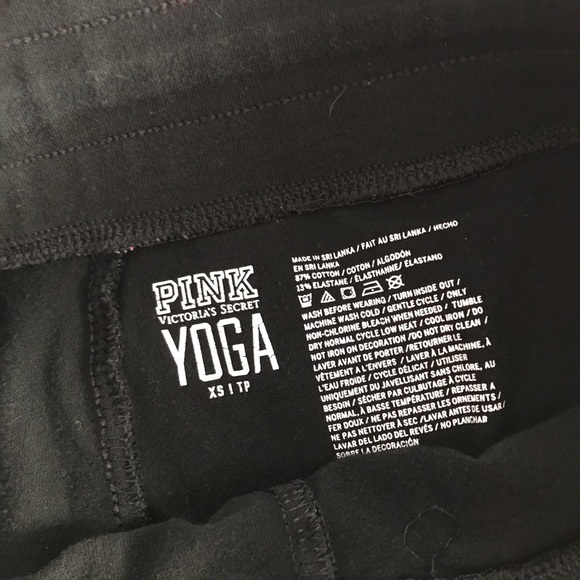 ❌SOLD - VS Pink Cropped Yoga Pants - Picture 3 of 3